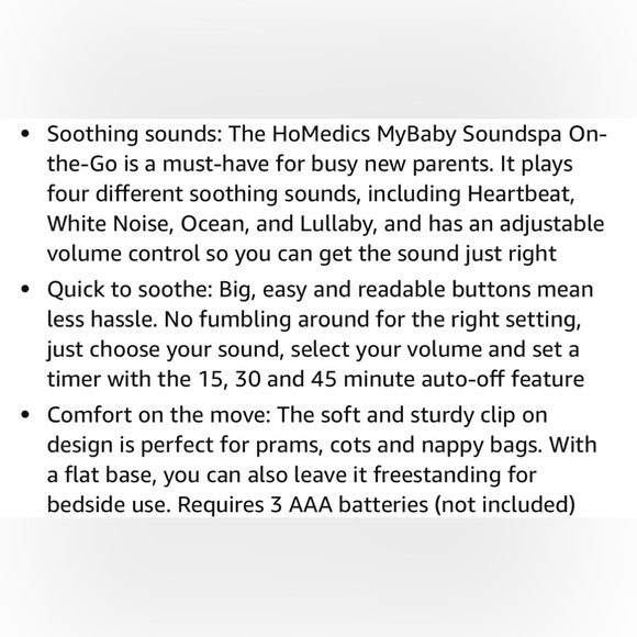 MyBaby Baby Sound Machine, White Noise Sound Machine for Baby, NWOT - Picture 13 of 14